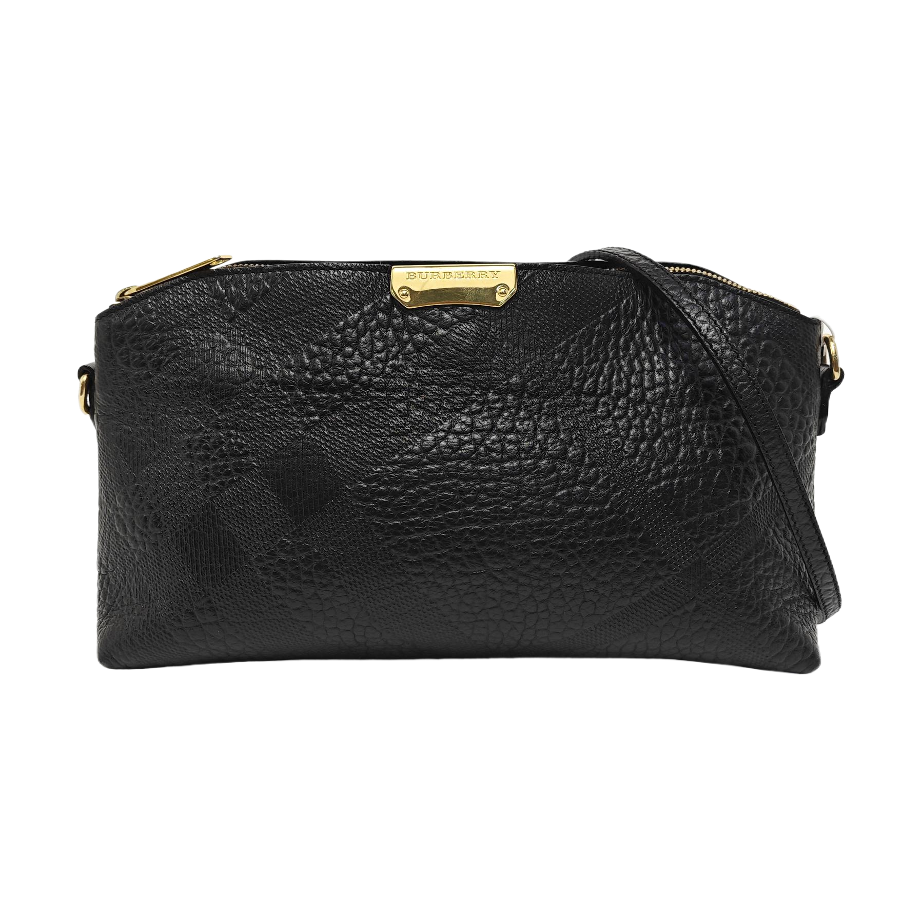 Calfskin Crossbody Bag Black