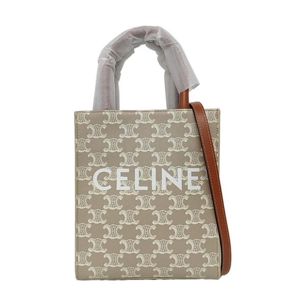 CABAS CELINE Mini Coated Canvas Beige