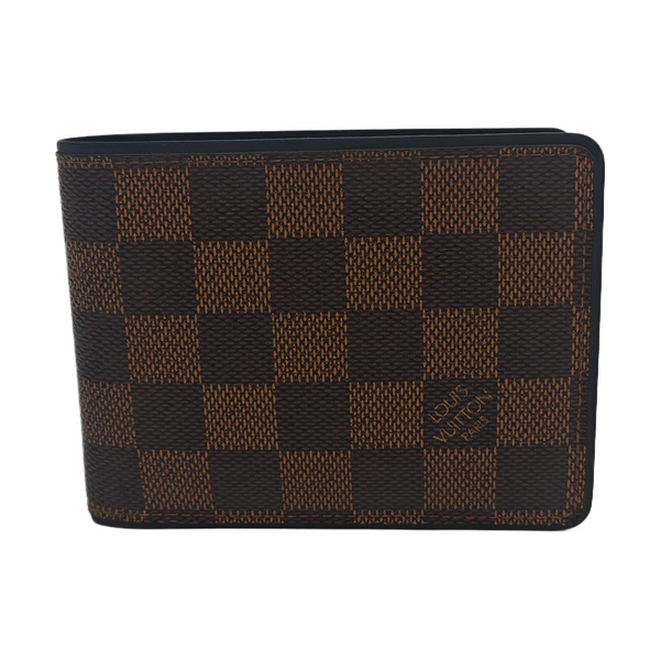 Damier Ebene Coated Canvas Wallet Brown