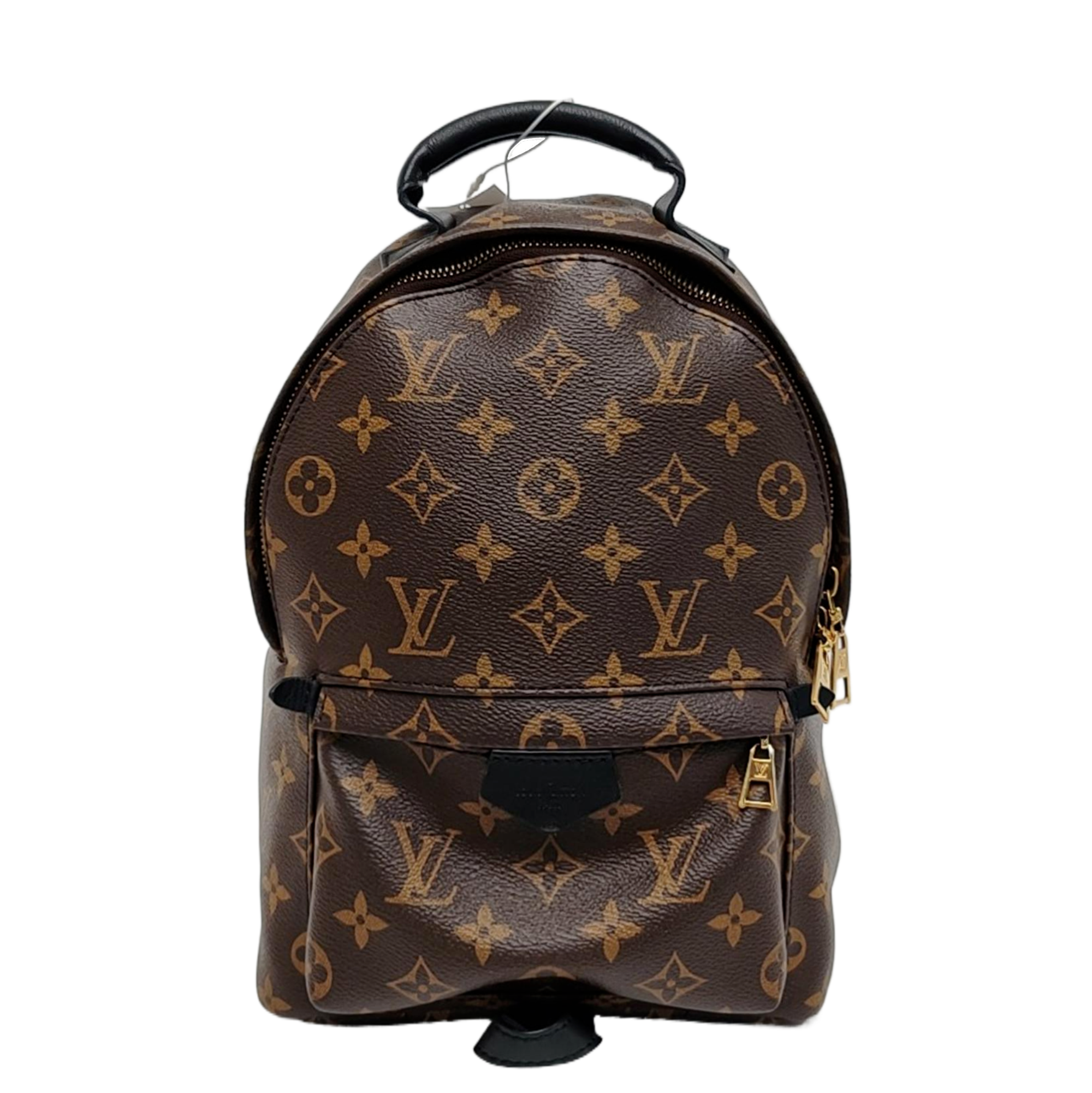 Authenticated pre-owned  PALM SPRINGS PM Monogram Coated Canvas Brown - Backpack at Looply