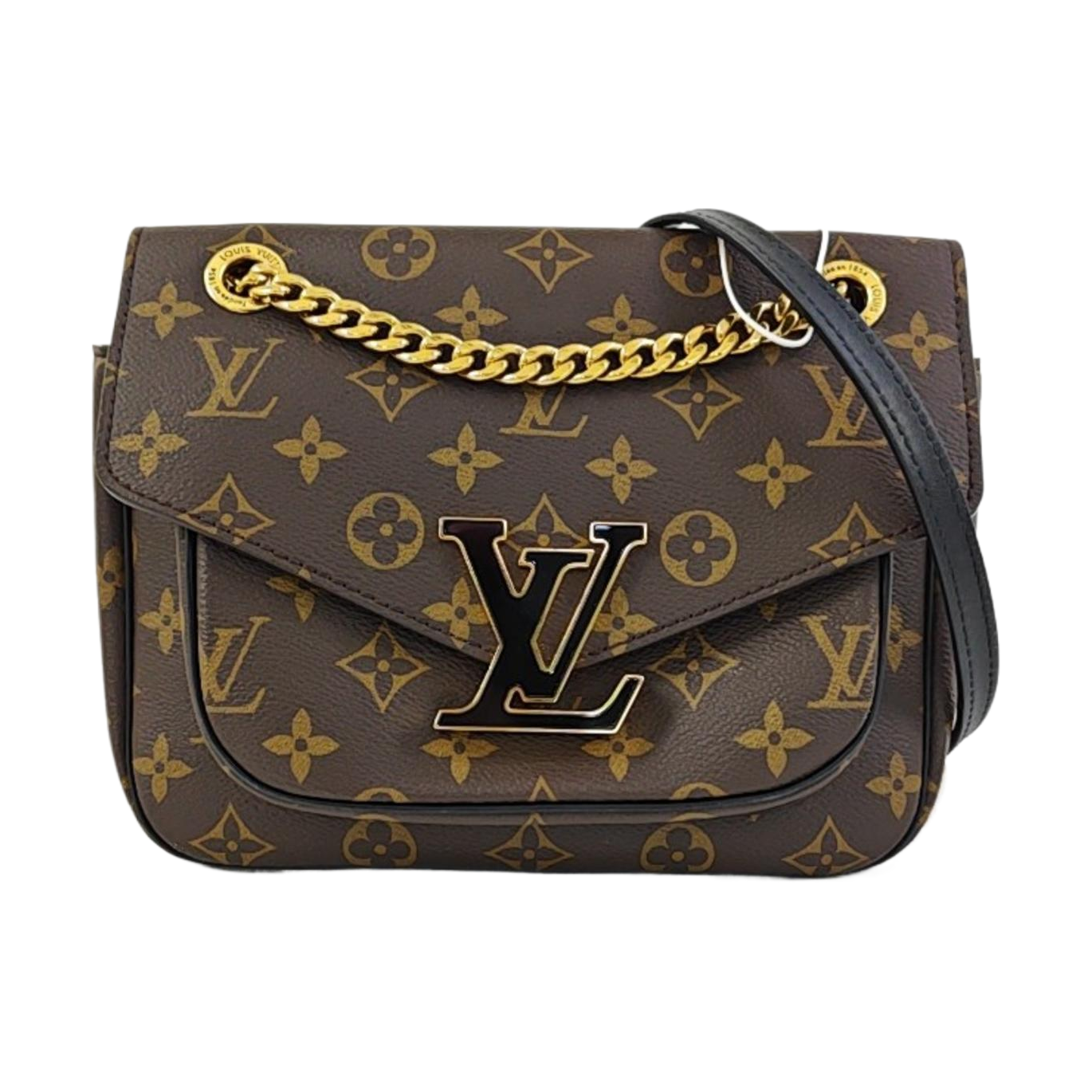 PASSY Monogram Coated Canvas Brown