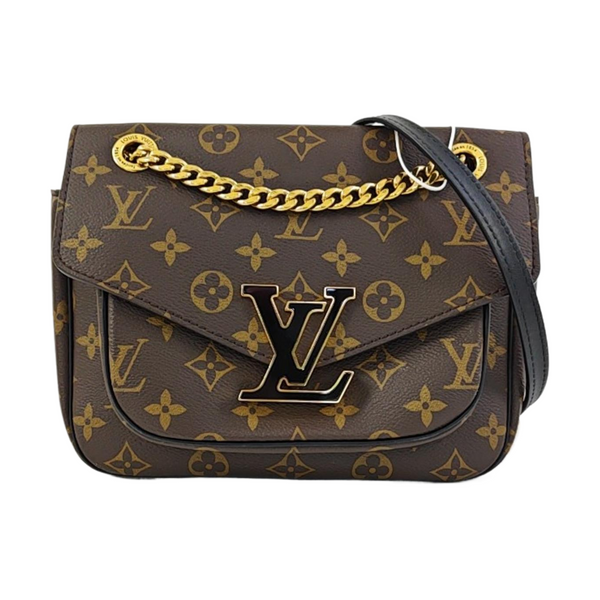 PASSY Monogram Coated Canvas Brown