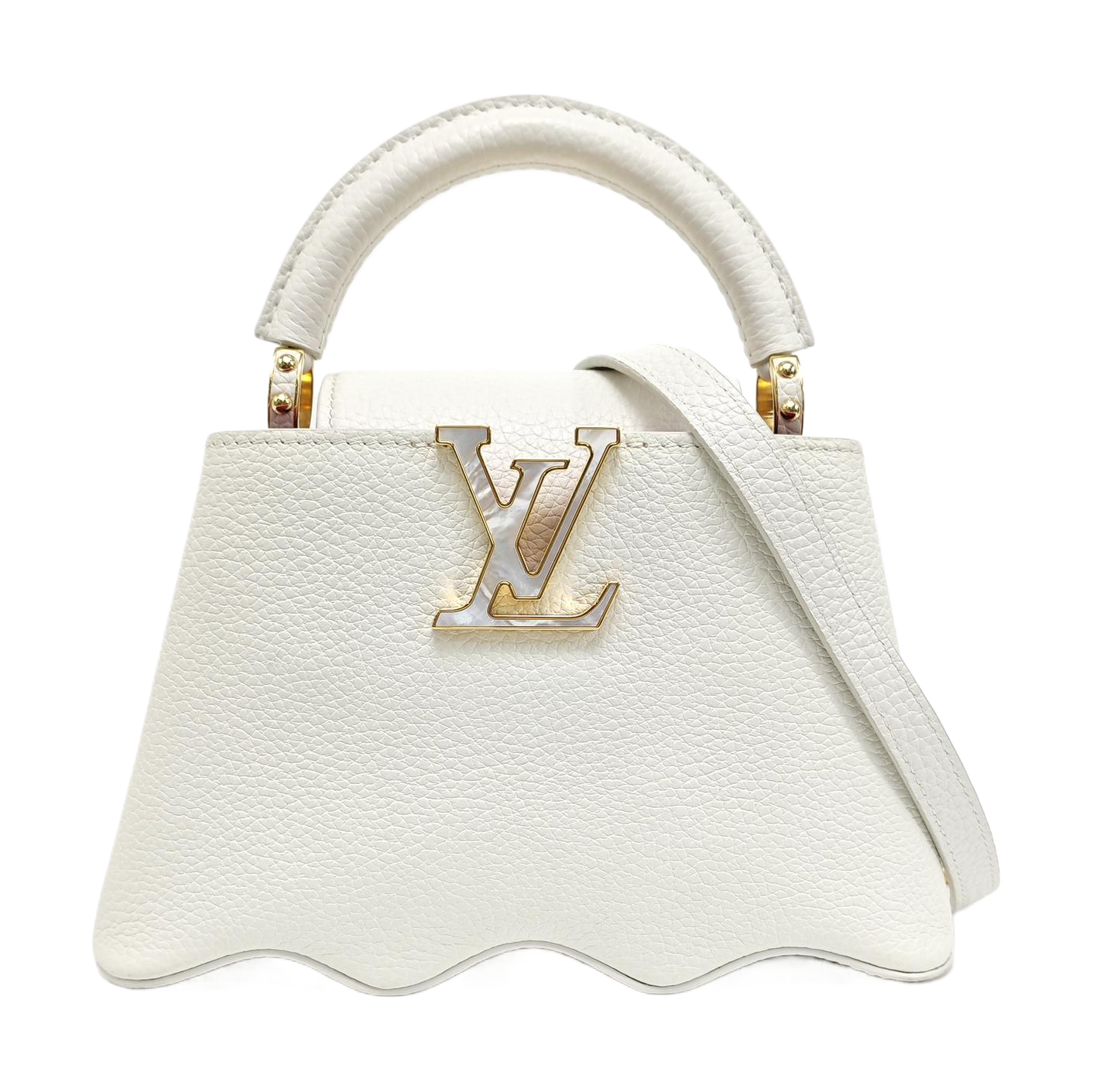CAPUCINES Mini Calfskin White