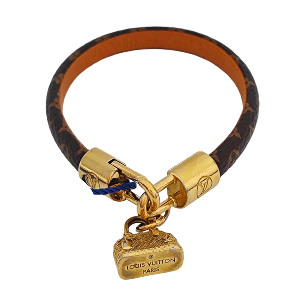 Brazalete ALMA de cuero marrón