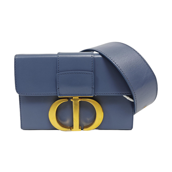 30 Montaigne Mini Calfskin Blue