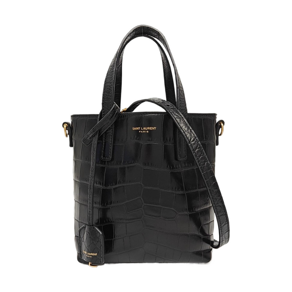 Calfskin Shoulder Bag Black