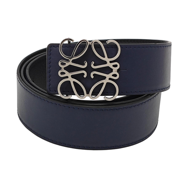Leather Belt Blue
