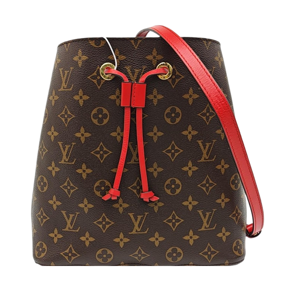 NÉONOÉ MM Monogram Coated Canvas Brown