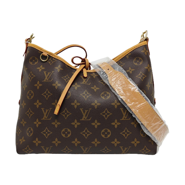 CARRYALL PM Monogram Coated Canvas Brown