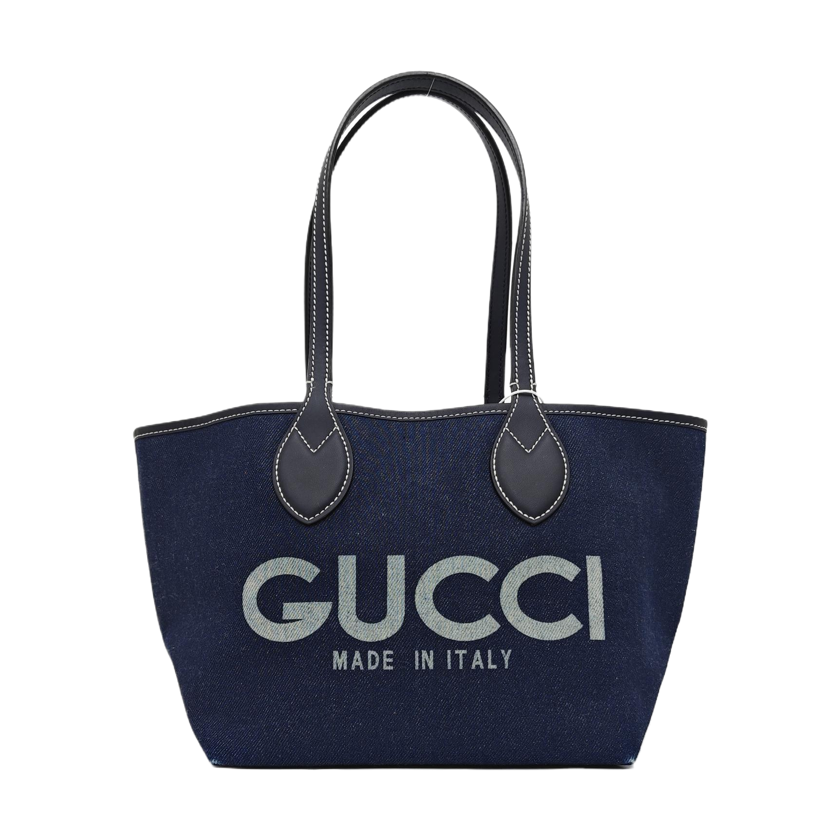 Denim Tote Bag Small Blue