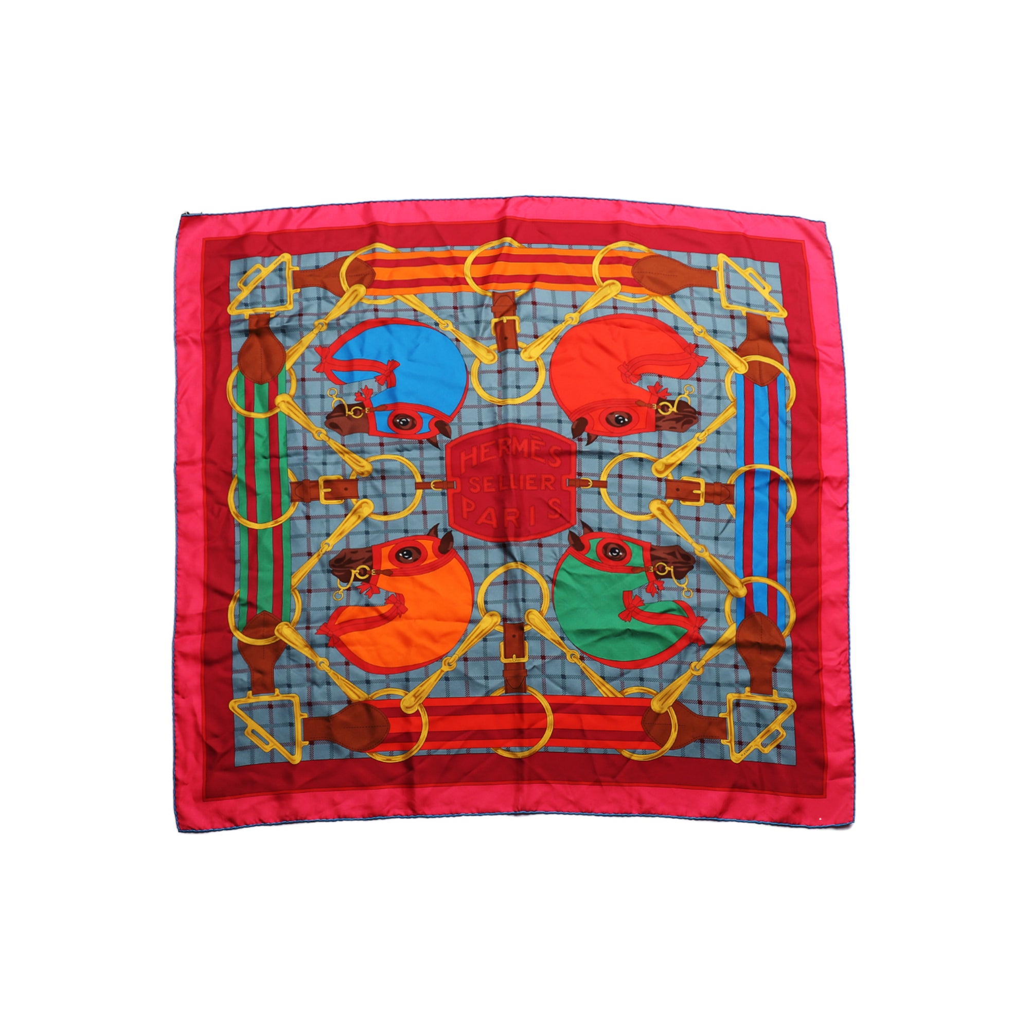 Multicolor Mulberry Silk Silk Scarf