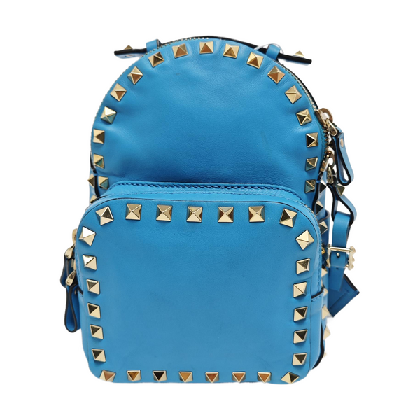 Rockstud Mini Calfskin Blue
