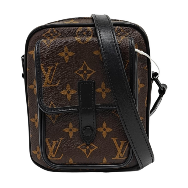 CHRISTOPHER Monogram Coated Canvas Brown