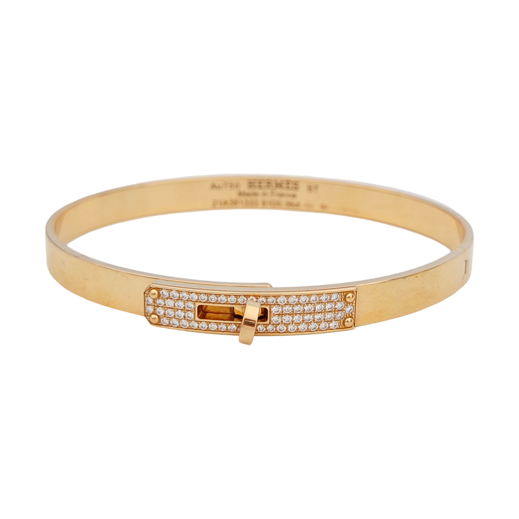 Kelly 18k Rose Gold Bangle