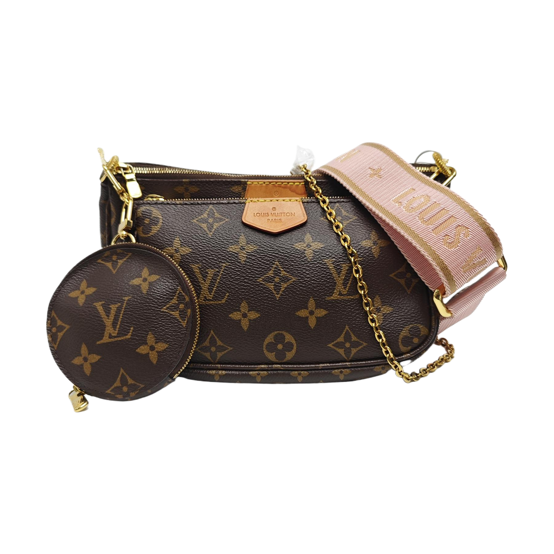 MULTI Monogram Coated Canvas Brown