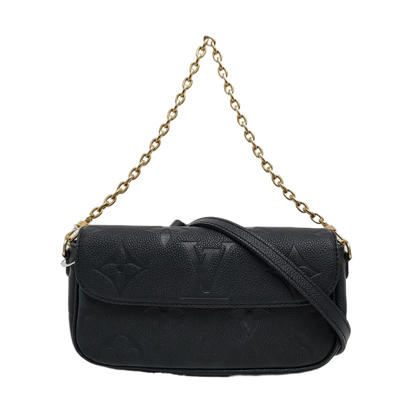 IVY Monogram Calfskin Black