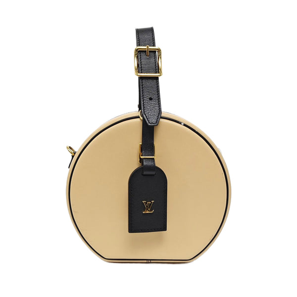 BOITE CHAPEAU PM Calfskin Beige