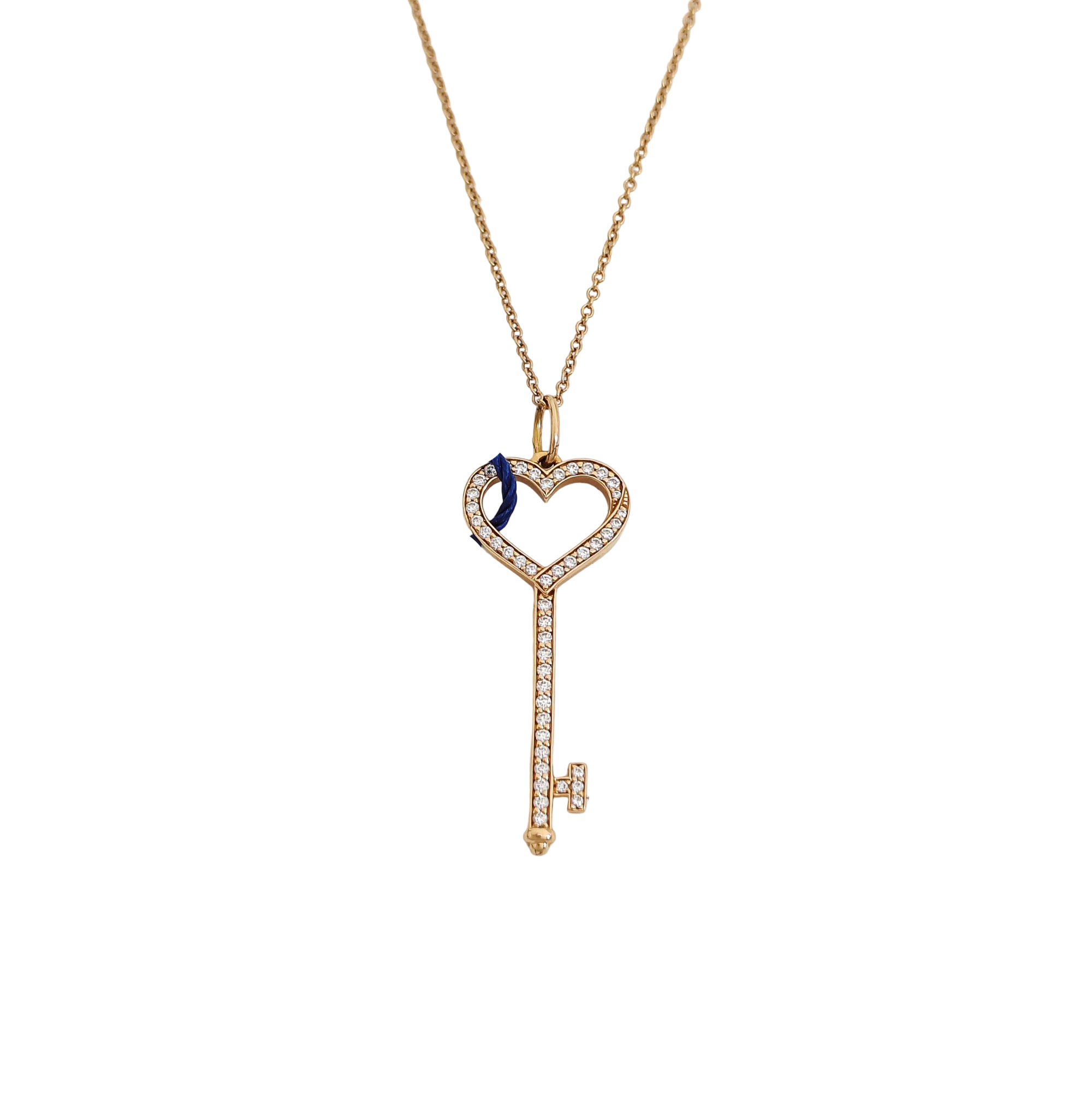 Tiffany Keys 18k Rose Gold Necklace