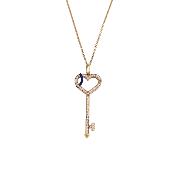 Tiffany Keys 18k Rose Gold Necklace