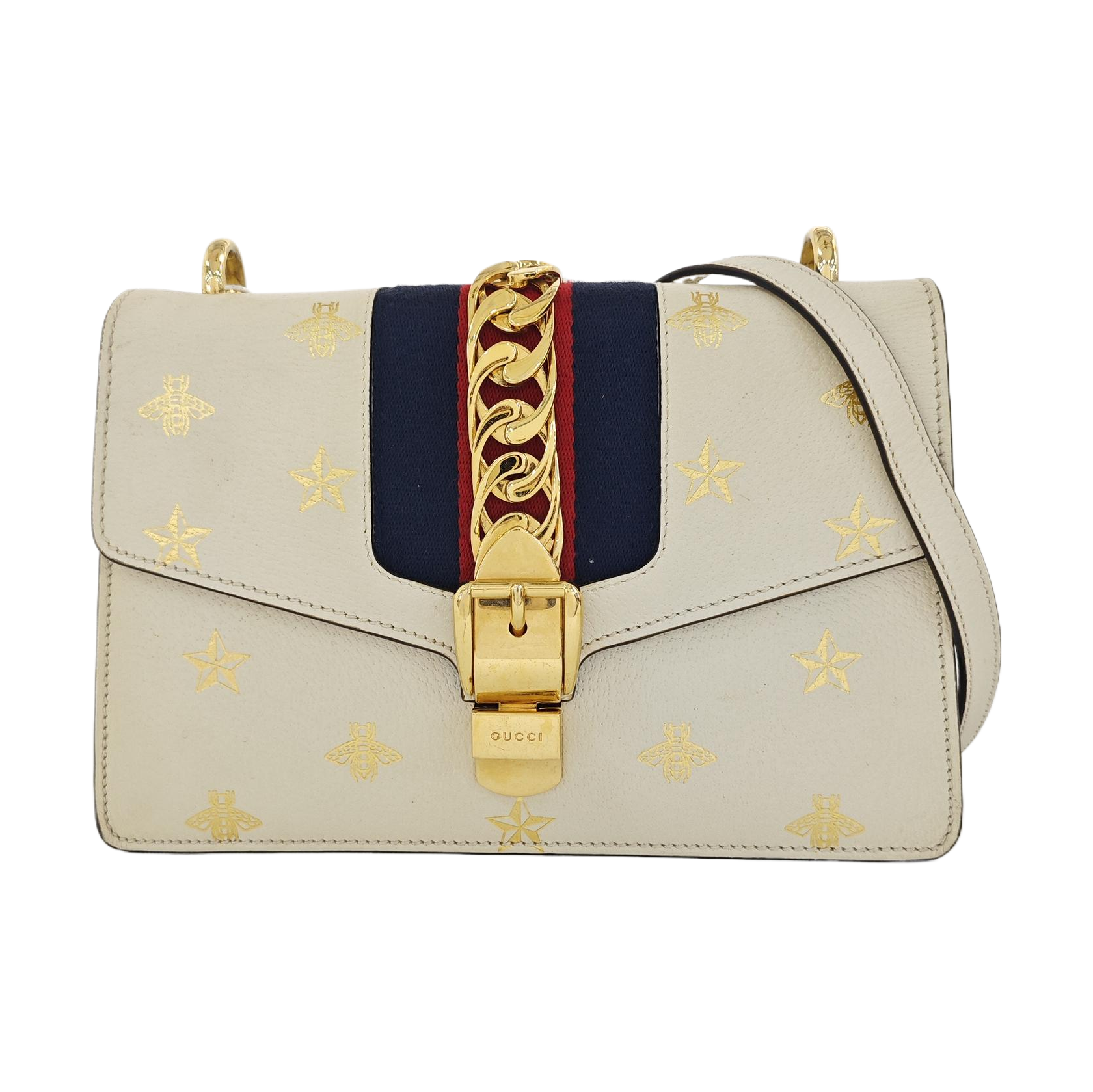 Sylvie Small Calfskin White