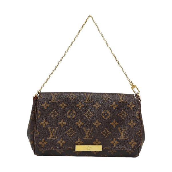 FAVORITE MM Monogram Coated Canvas Brown