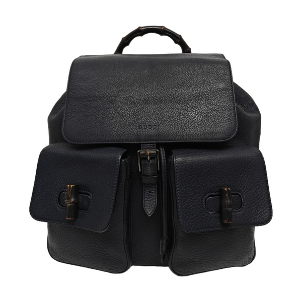 Bamboo 1947 Medium Calfskin Blue