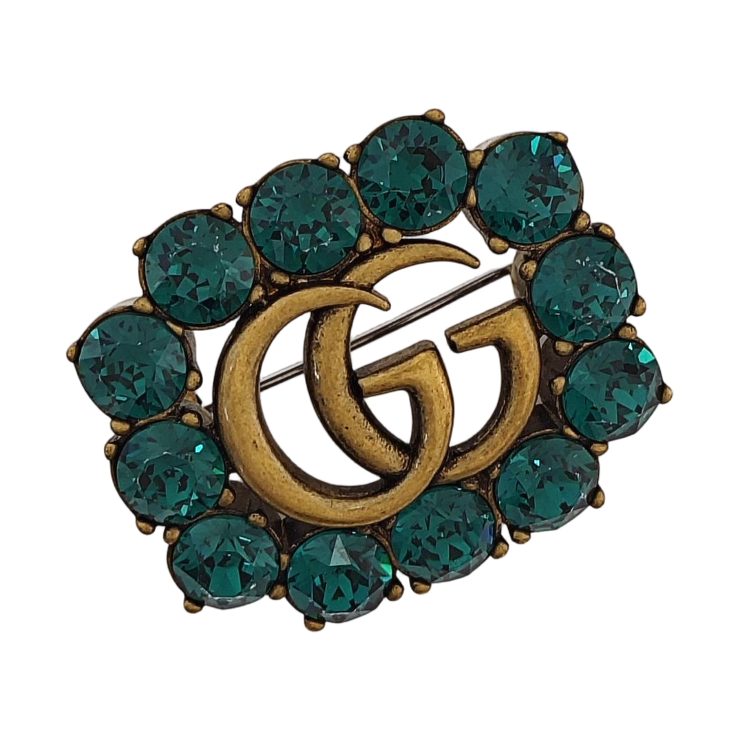 Metal Gold Brooch