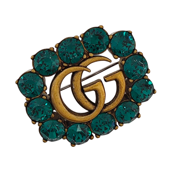 Metal Gold Brooch
