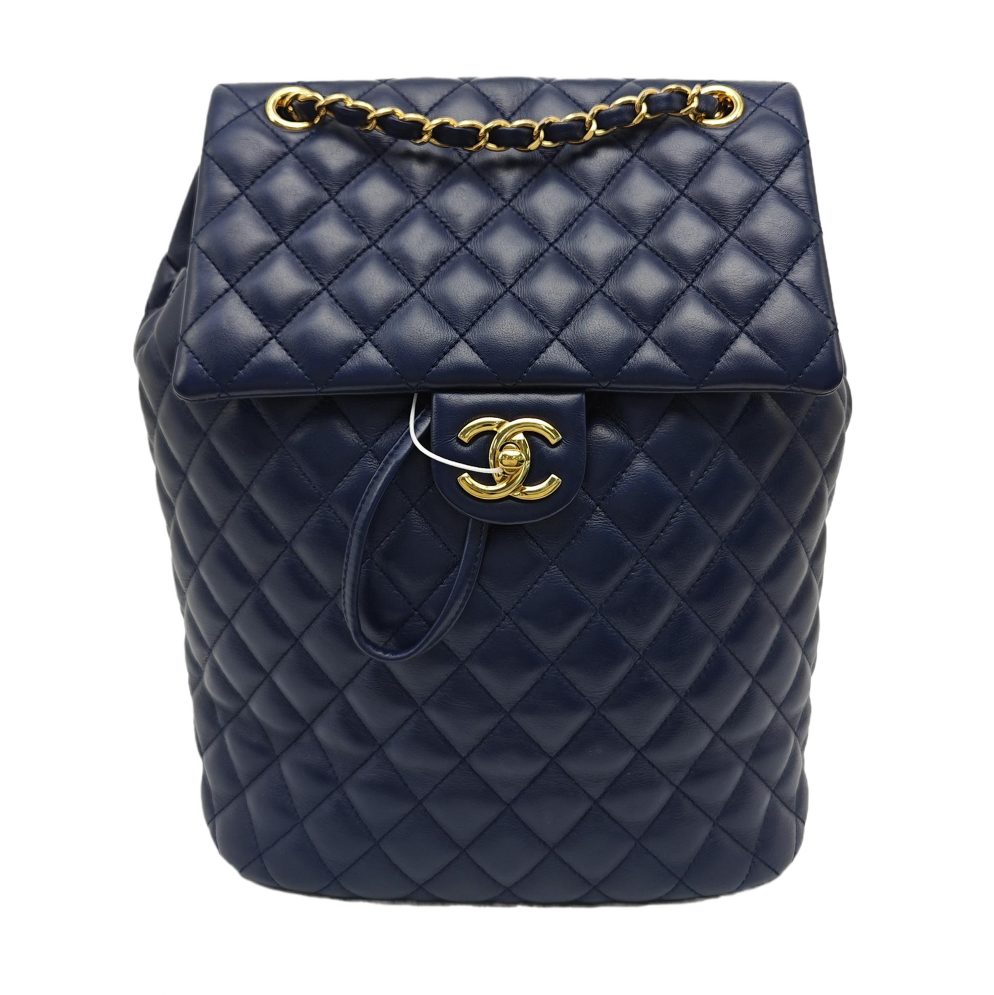 URBAN SPIRIT Large Quilted Lambskin Blue