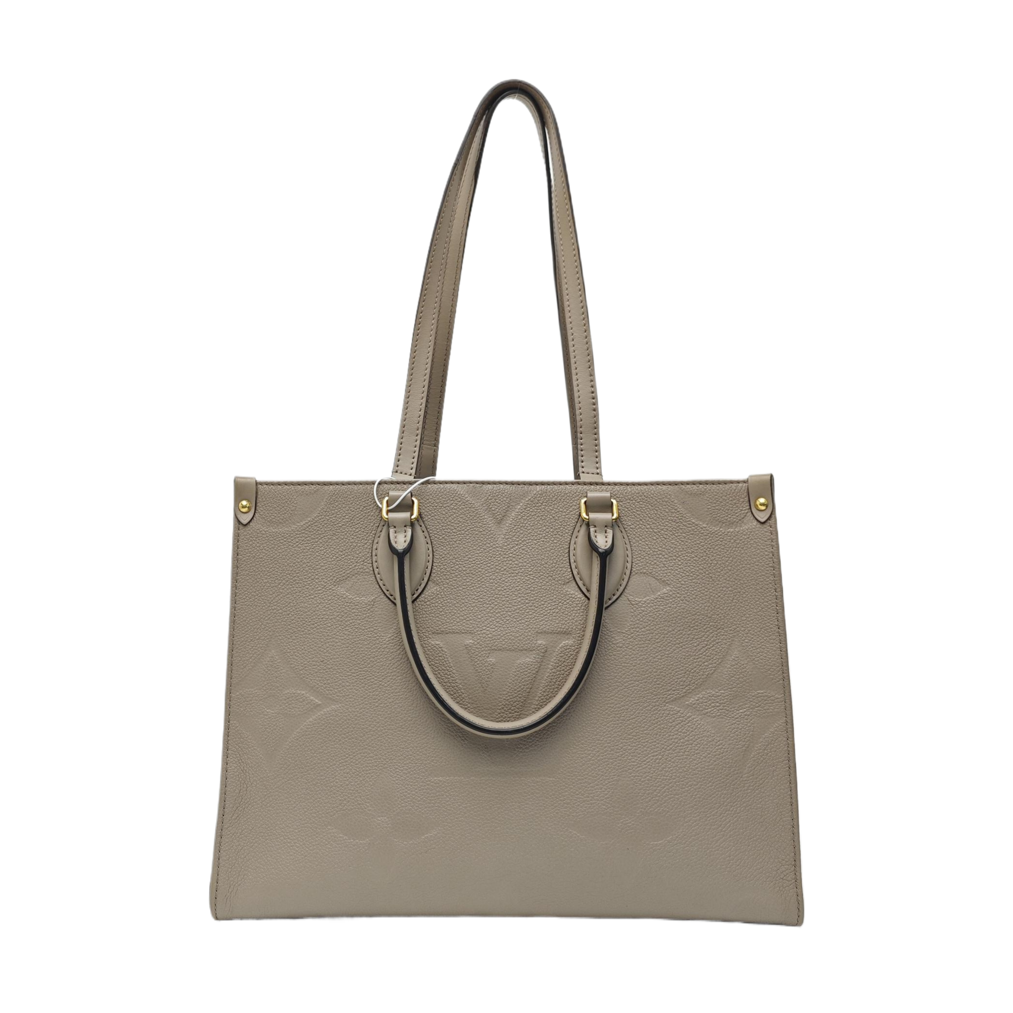 ONTHEGO MM Monogram Calfskin Gray