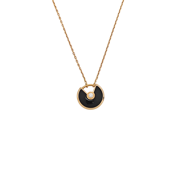AMULETTE DE CARTIER 18k Rose Gold Necklace