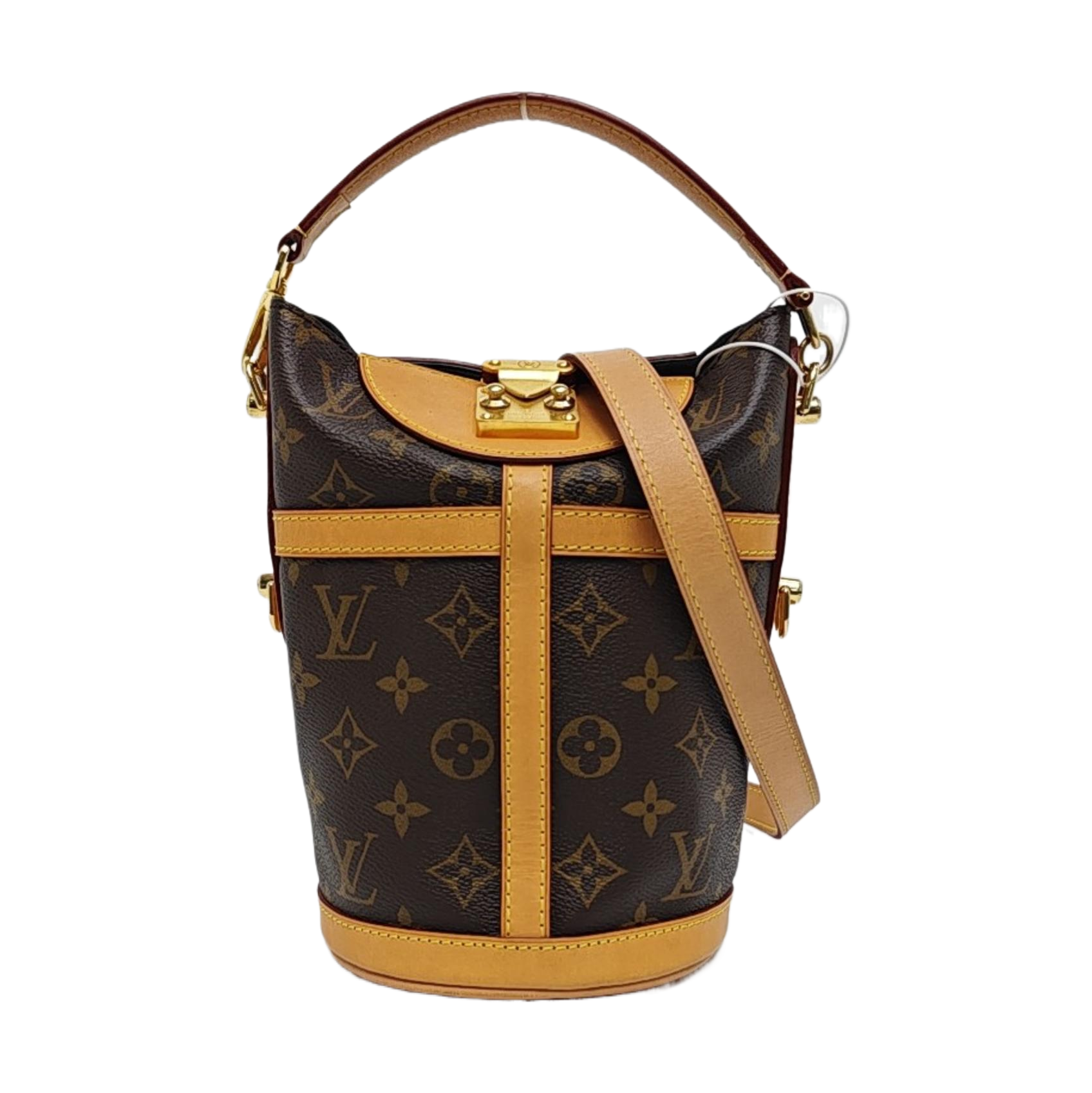 DUFFLE Monogram Coated Canvas Brown