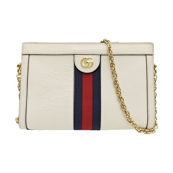 Ophidia Small Calfskin White