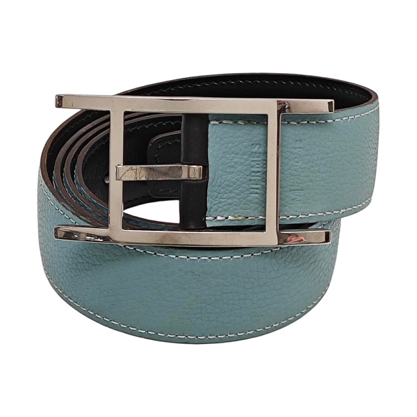 Leather Belt Blue