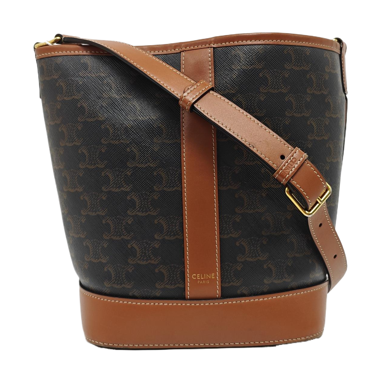 TRIOMPHE CANVAS Small Coated Canvas Brown