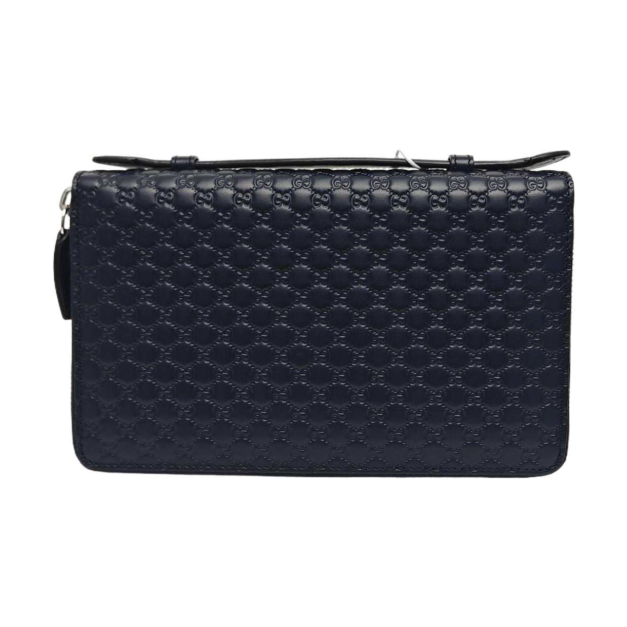 Monogram Calfskin Clutch Blue