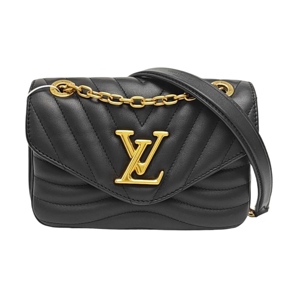 NEW WAVE PM Quilted Calfskin Black