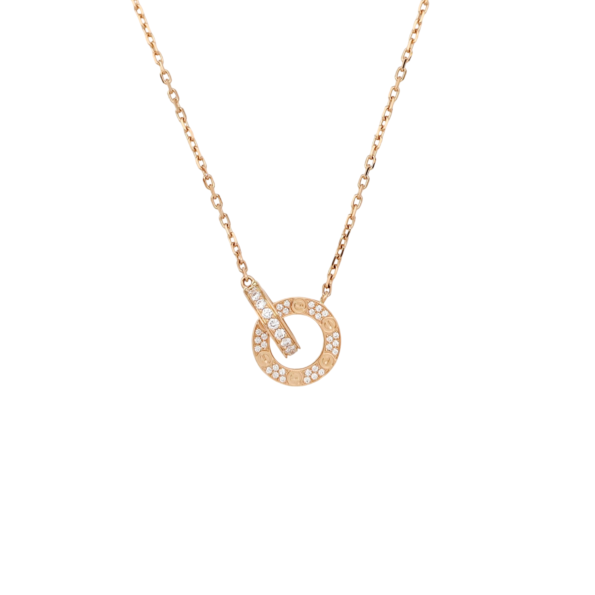 LOVE 18k Rose Gold Necklace