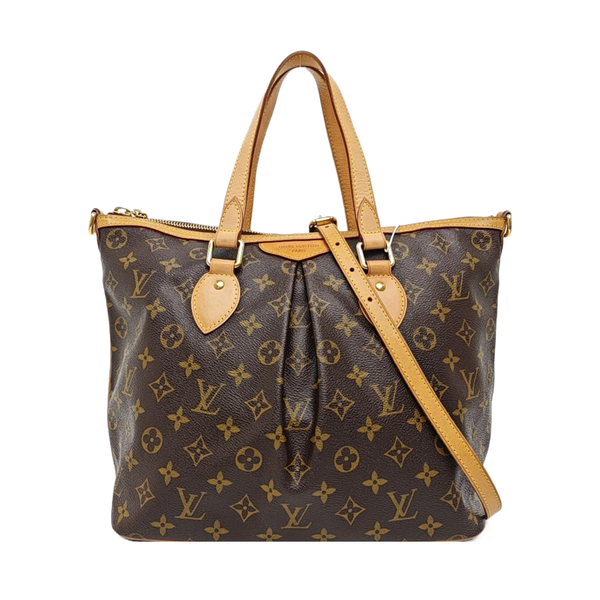 PALERMO PM Monogram Coated Canvas Brown