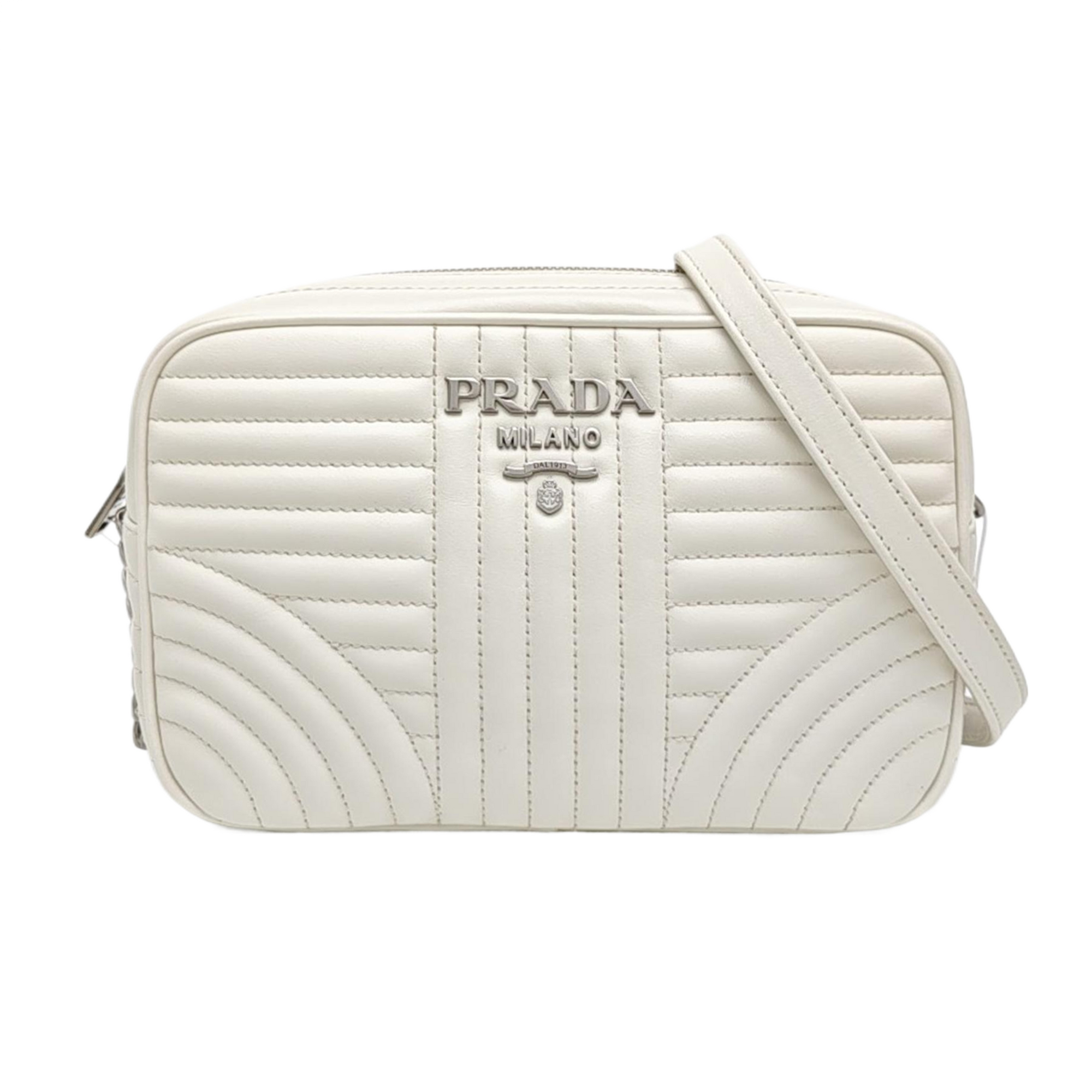Diagramme Quilted Calfskin White