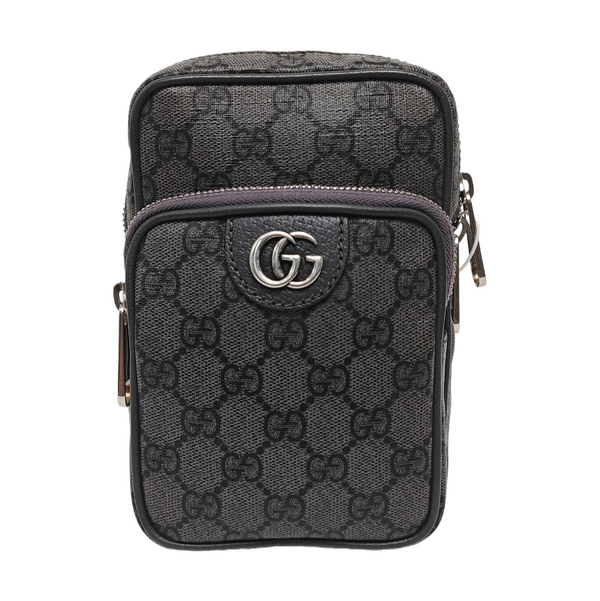 Neo Vintage Mini Monogram Coated Canvas Gray