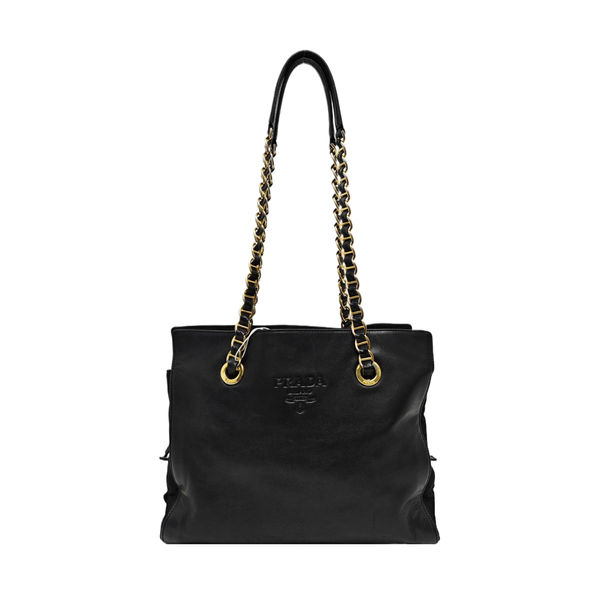 Calfskin Tote Bag Black
