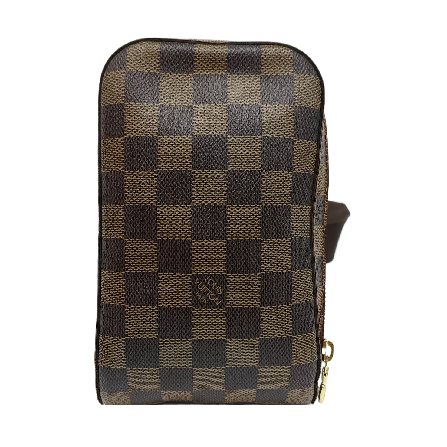 GÉRONIMOS Damier Ebene Coated Canvas Brown