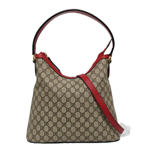 Monogram Coated Canvas Shoulder Bag Beige