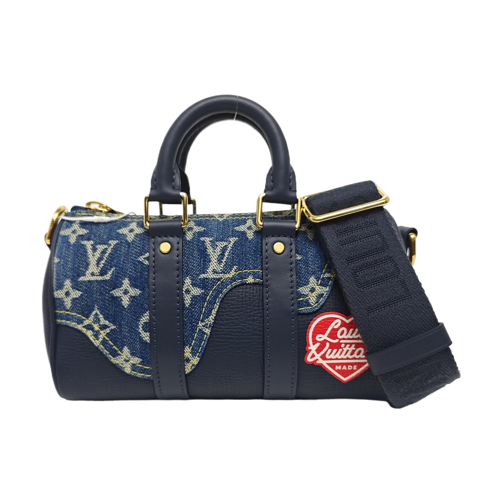 KEEPALL Nano Monogram Denim Blue