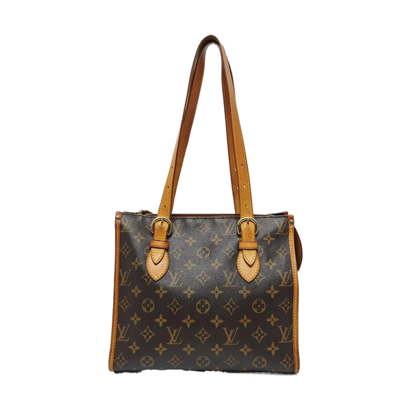 POPINCOURT Monogram Coated Canvas Brown