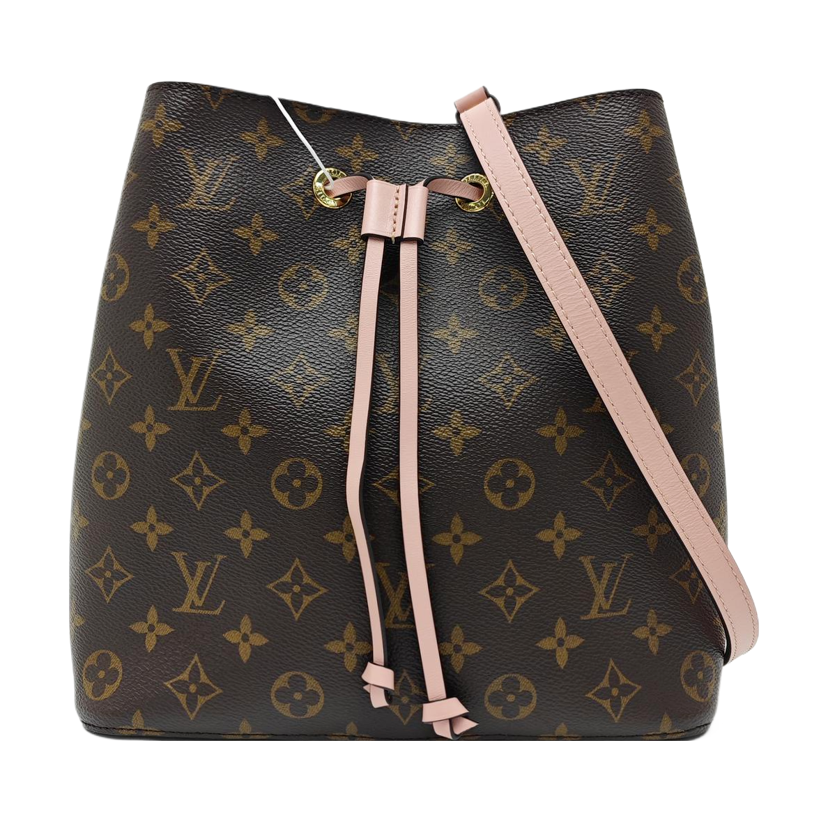 NÉONOÉ MM Monogram Coated Canvas Brown