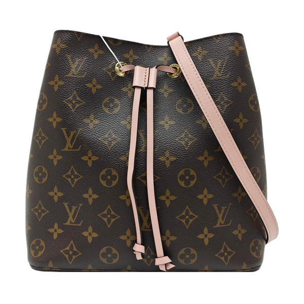 NÉONOÉ MM Monogram Coated Canvas Brown