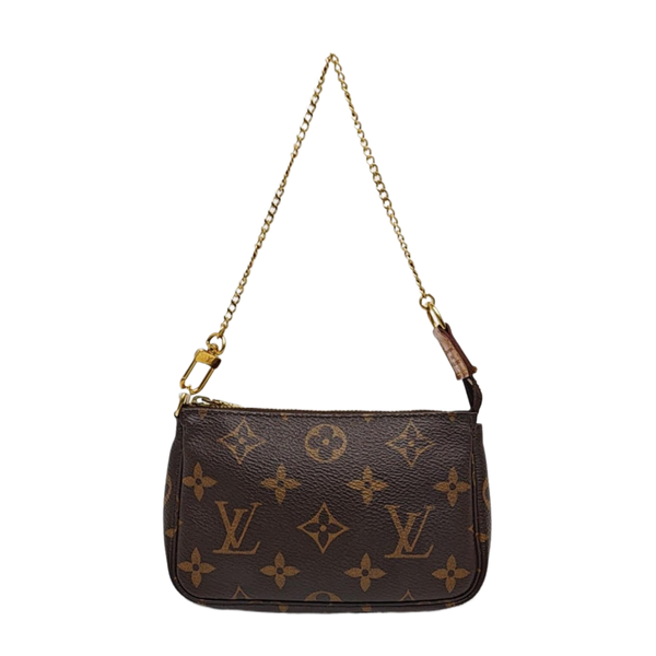 ACCESSOIRES Mini Monogram Coated Canvas Brown