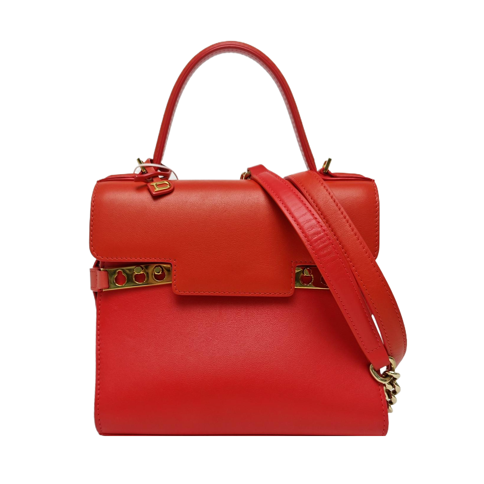 Tempête Small Calfskin Red